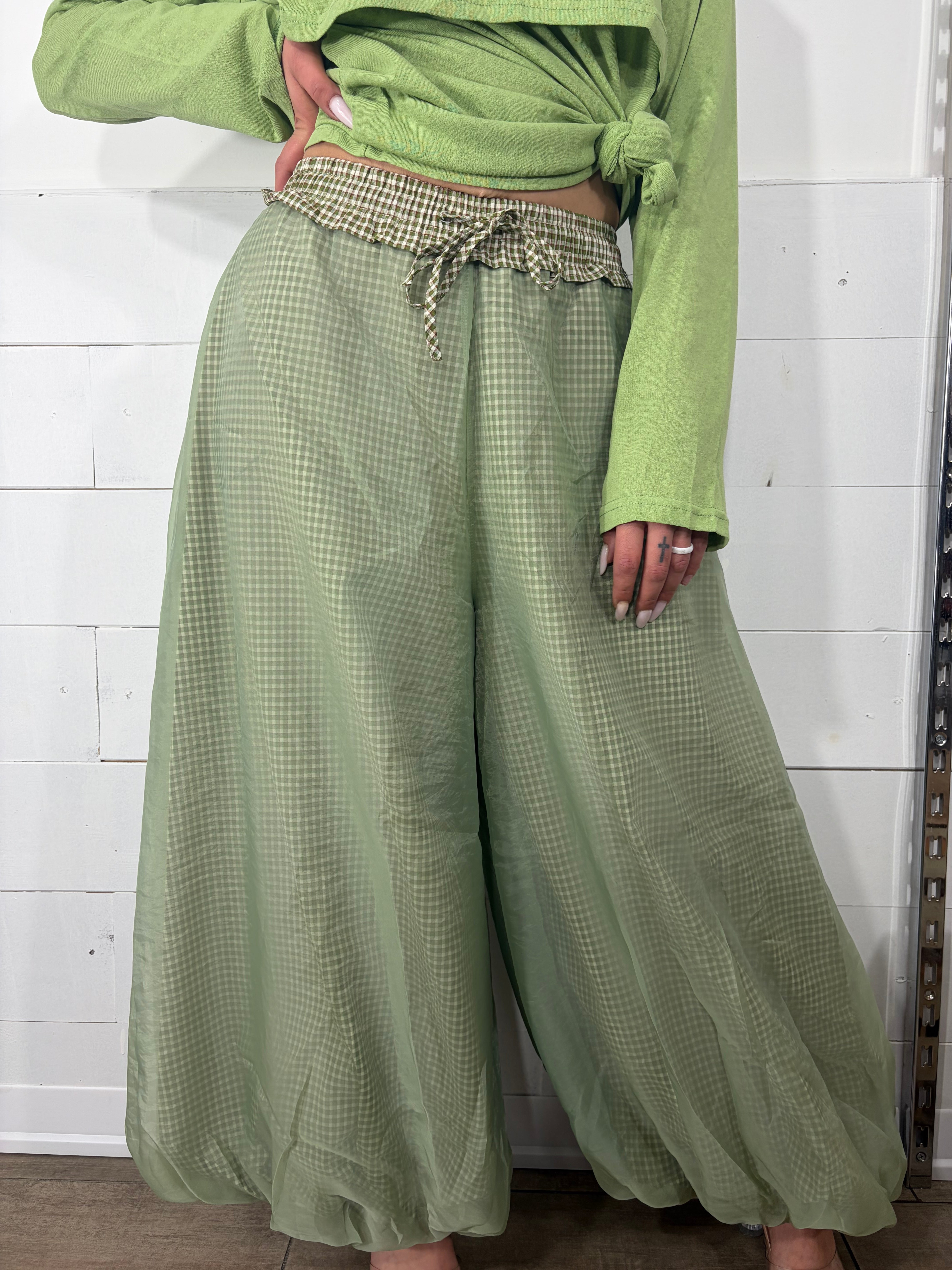 Pantalone pistacchio